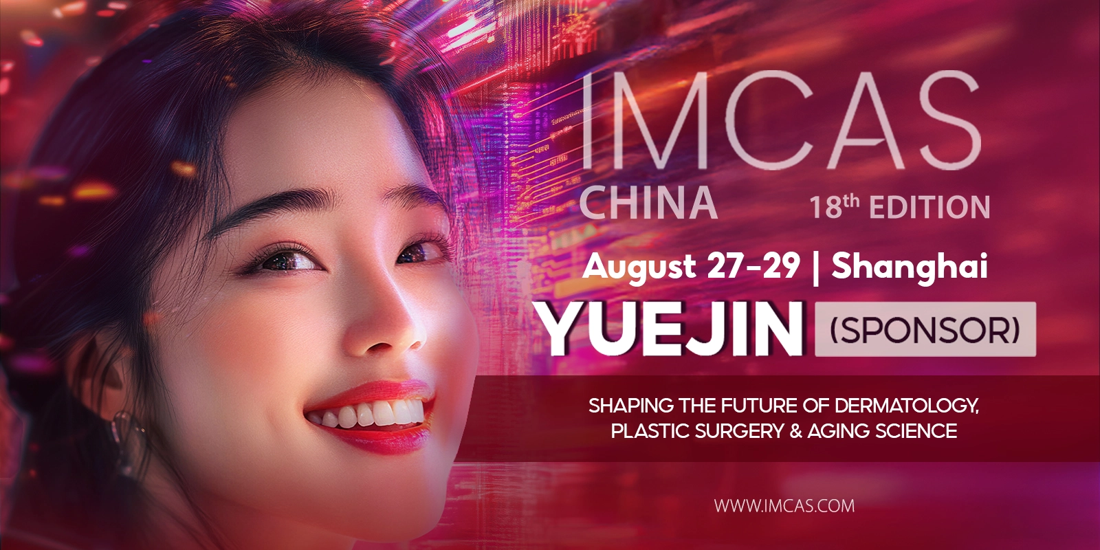 Yuejin đồng hành tài trợ IMCAS China 2026