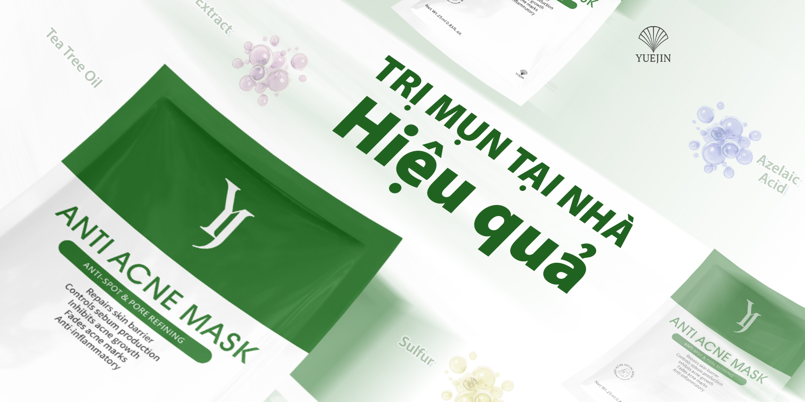 7 CÁCH TRỊ MỤN TẠI NHÀ HIỆU QUẢ CÙNG YUEJIN