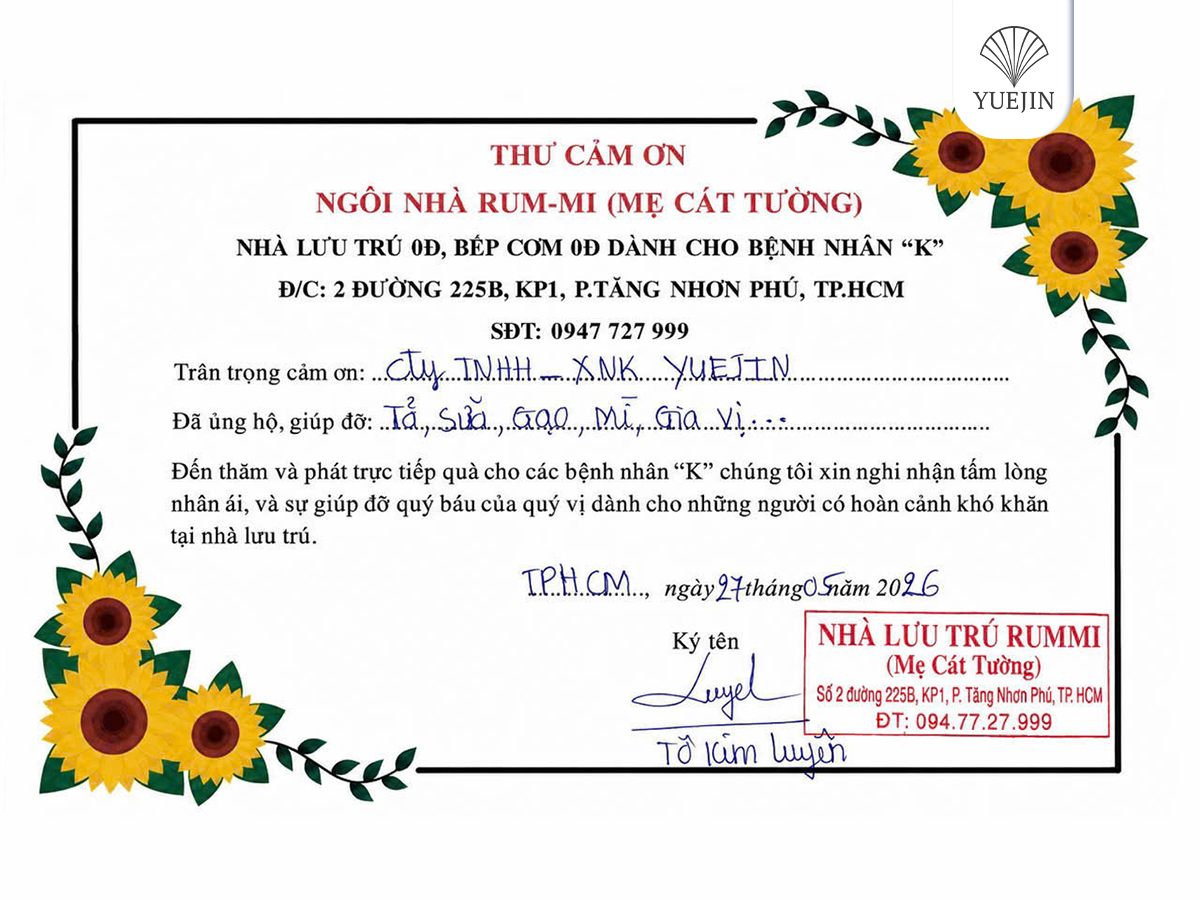 YUEJIN trao yêu thương đến những chiến binh tại Rum-mi 5 Anh bai viet Lan toa yeu thuong 4