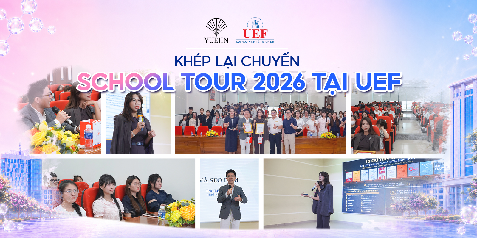 Chuyến xe YUEJIN school tour 2026 đổ bộ tại UEF  