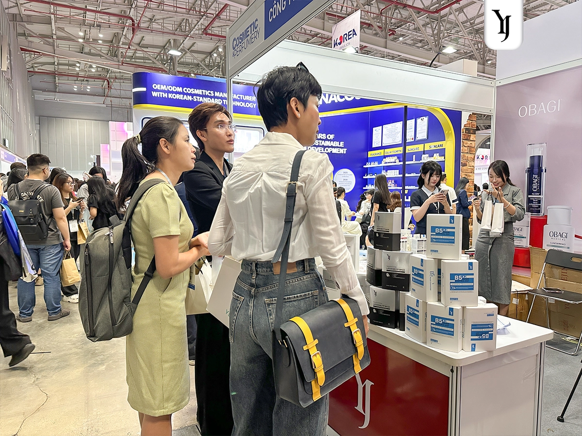 YUEJIN KẾT NỐI HƠN 100 ĐỐI TÁC TẠI VIETBEAUTY 2026 4 Gian hàng của YUEJIN tại sự kiện VietBeauty 2026