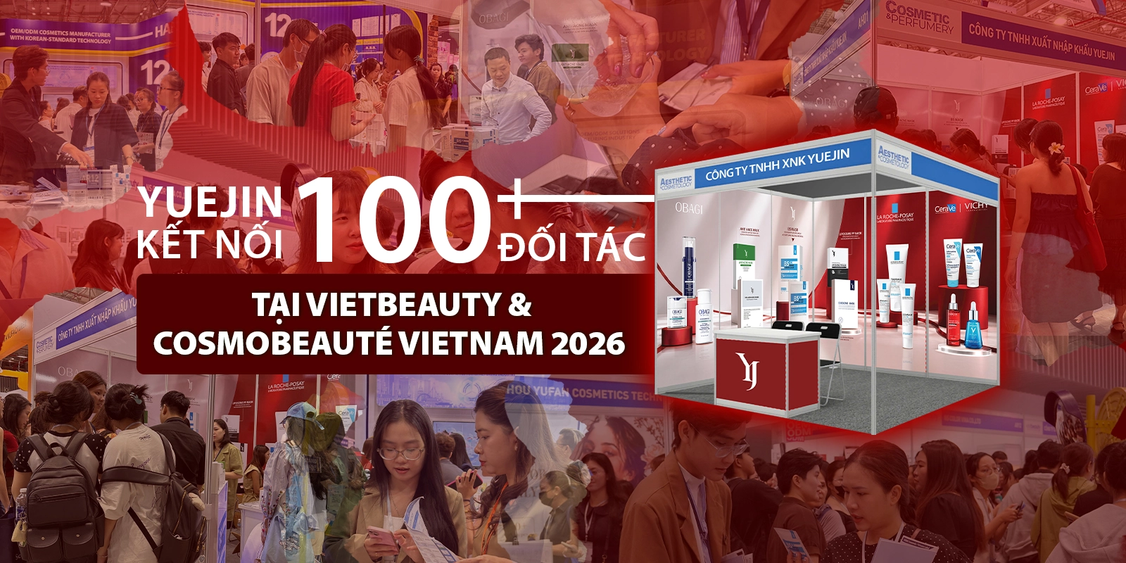 YUEJIN KẾT NỐI HƠN 100 ĐỐI TÁC TẠI VIETBEAUTY 2026