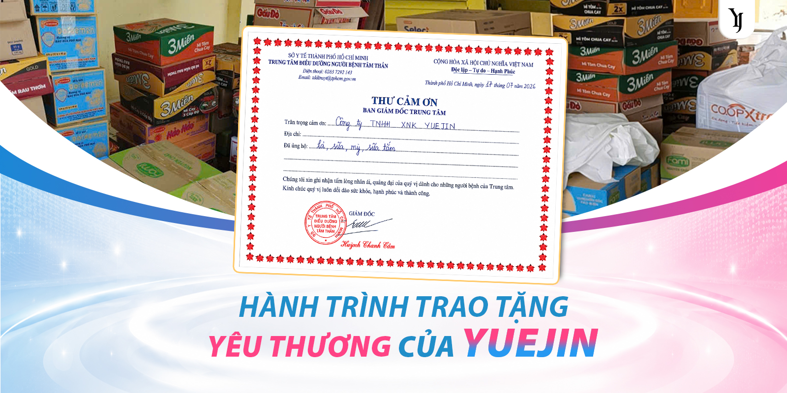 YUEJIN thiện nguyện tại Trung tâm Điều dưỡng Người bệnh Tâm thần